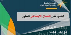 طريقة التسجيل في الضمان المطور للعاطلين