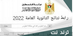 نتائج الثانوية العامة 2022 فلسطين بدون رقم الجلوس