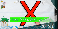 كلمات بحرف x انجليزي للاطفال