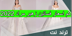 كم اسعار فساتين زهير مراد 2022
